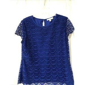 Banana Republic Blue Lace Shirt